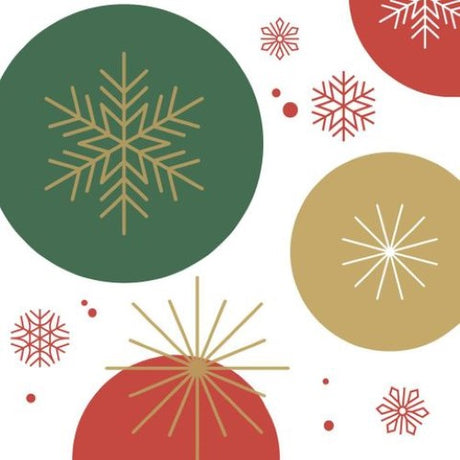 Eco-friendly Luncheon Napkin with a vibrant Joyful Pattern, 3-ply, 20 pack, perfect for any occasion.