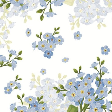 Eco-friendly Bloem Luncheon Napkins featuring vibrant floral designs, 20 pack of 3-ply, made in Germany.