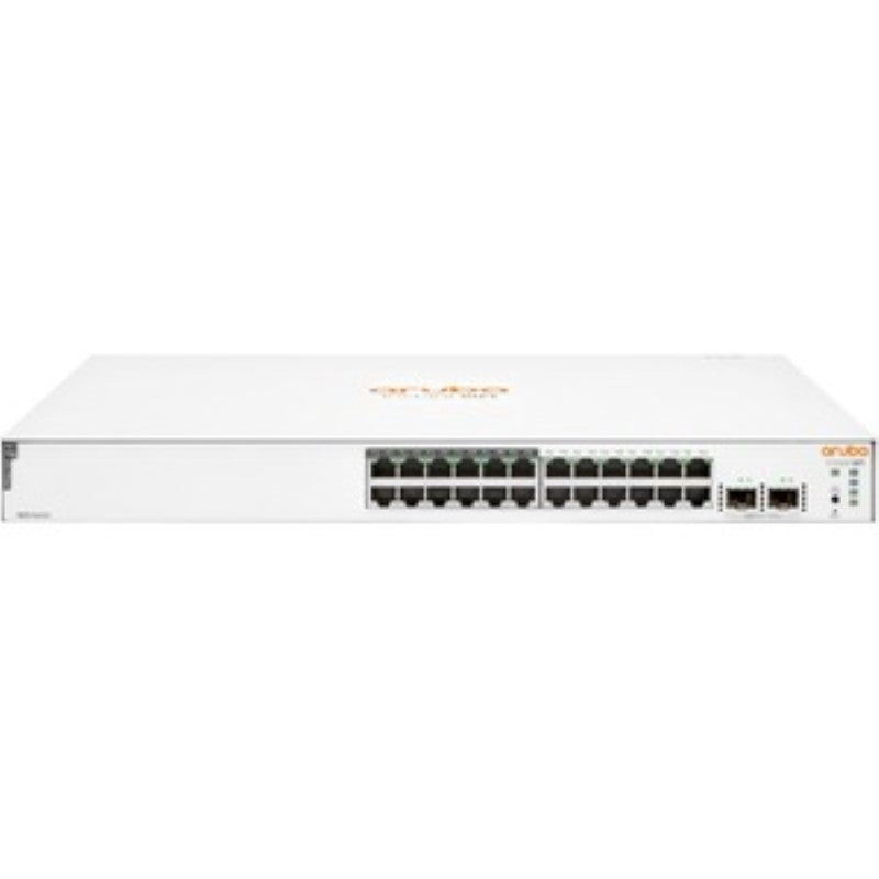 Aruba Instant On 1830 24G 12p Class4 PoE 2SFP 195W Switch - 24 Ports - Manageabl