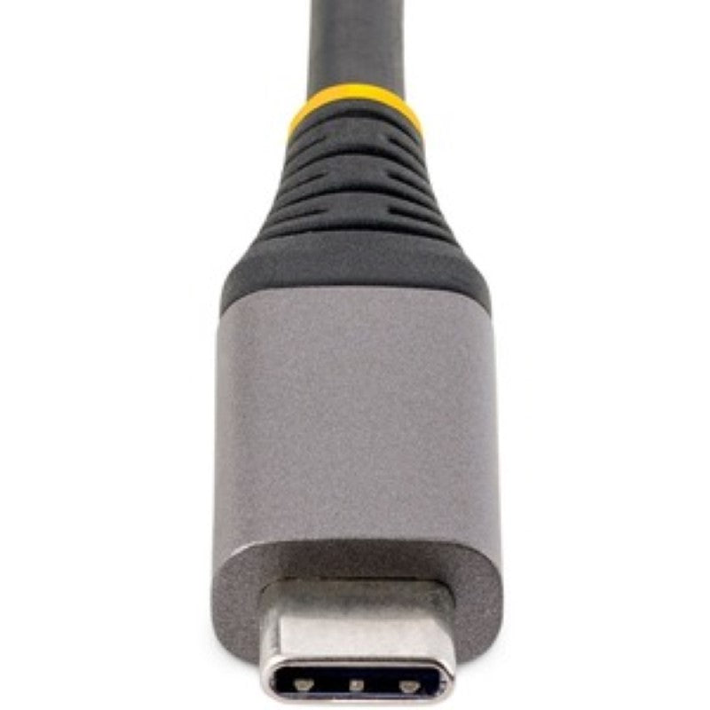 Smartfox AU 4-Port USB-C Hub with 5Gbps Data Transfer, Auxiliary Power & Compact Design