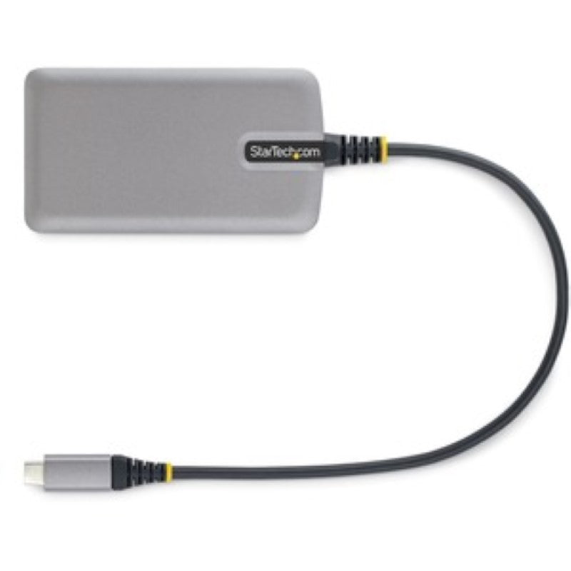 Smartfox AU 4-Port USB-C Hub with 5Gbps Data Transfer, Auxiliary Power & Compact Design