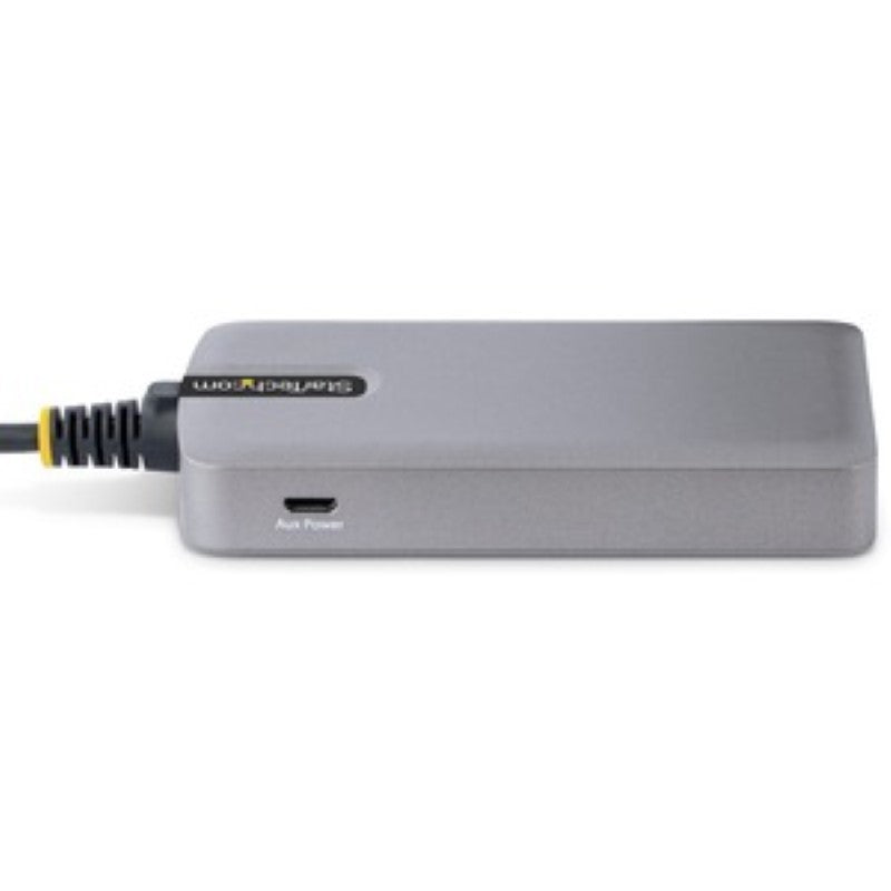 Smartfox AU 4-Port USB-C Hub with 5Gbps Data Transfer, Auxiliary Power & Compact Design
