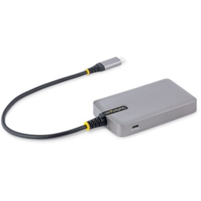 Smartfox AU 4-Port USB-C Hub with 5Gbps Data Transfer, Auxiliary Power & Compact Design