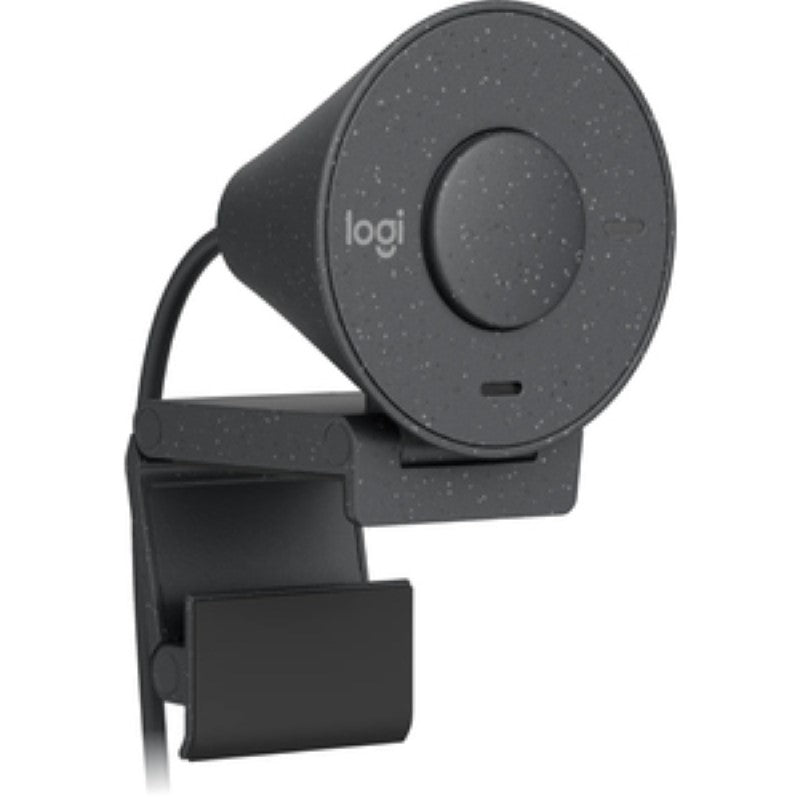 Logitech BRIO 300 Webcam - 1080p HD, USB-C, Auto Light Correction, 2MP, Noise-Reducing Mic