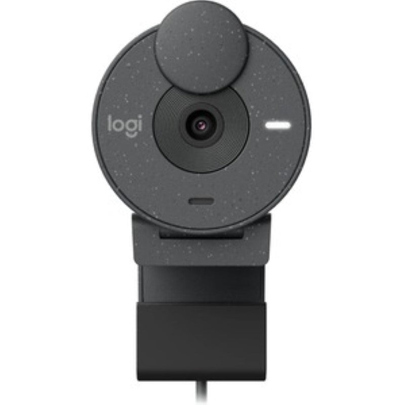 Logitech BRIO 300 Webcam - 1080p HD, USB-C, Auto Light Correction, 2MP, Noise-Reducing Mic