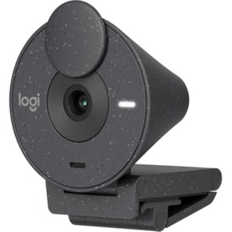 Logitech BRIO 300 Webcam - 1080p HD, USB-C, Auto Light Correction, 2MP, Noise-Reducing Mic
