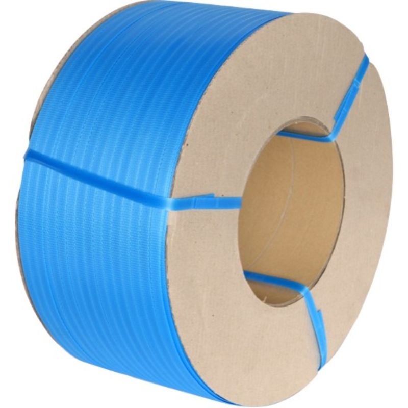 PP Machine Strapping Band - Blue, 12mm x 3000m x 0.65mm, 120kgf