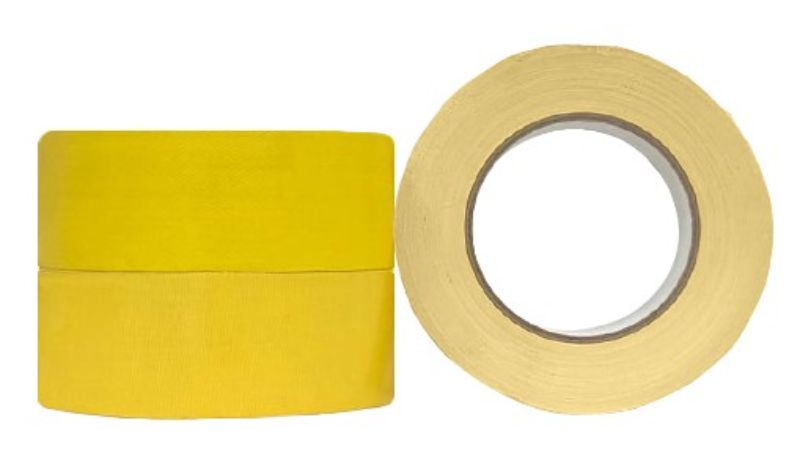 Premium Cloth Tape - Yellow, 48mm x 30m x 250mu (Pack of 36)