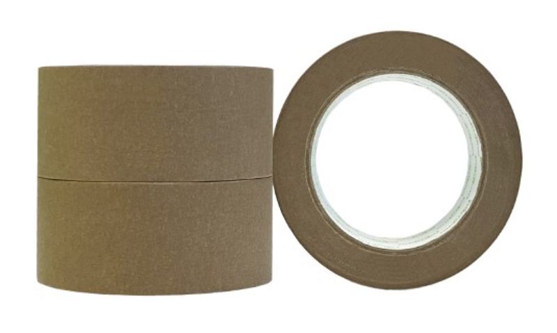 Kraft Paper Packaging Tape - Tan, 48mm x 50m x 125mu (Pack of 36)