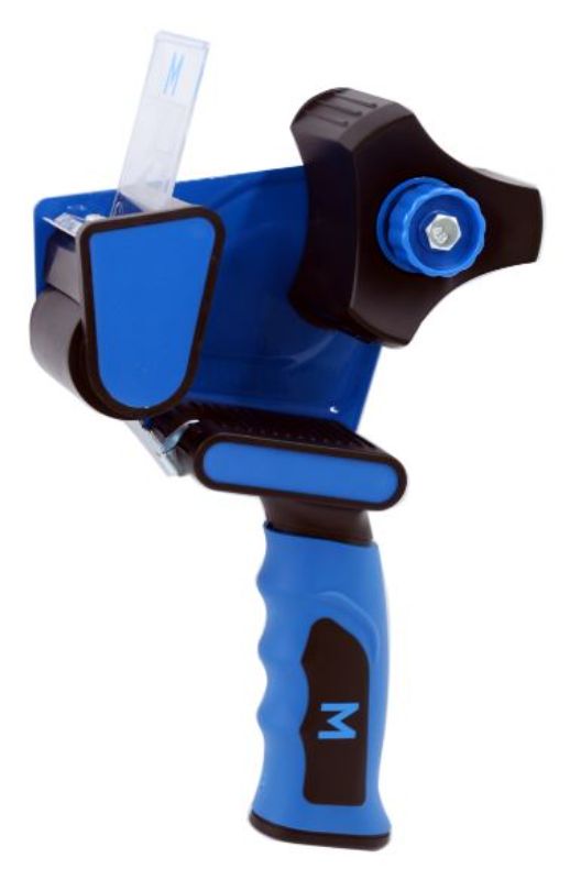 Pistol Grip Magnet Tape Dispenser - Blue/Black, 76mm Core