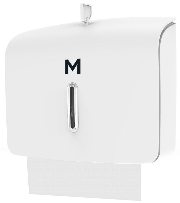 Mini Slimfold Towel Dispenser - White, 300 Sheet Capacity