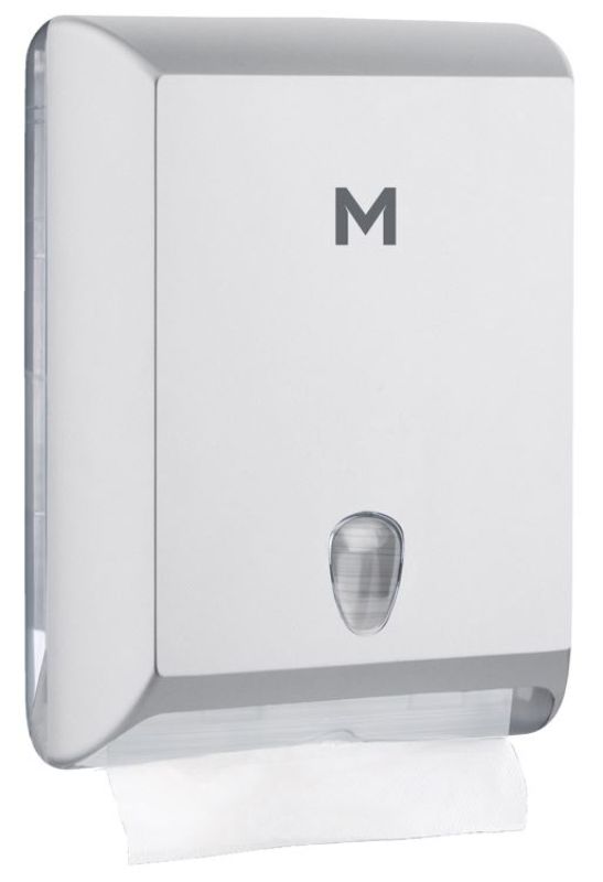 Interfold Towel Dispenser - Silver, 700 Sheet Capacity