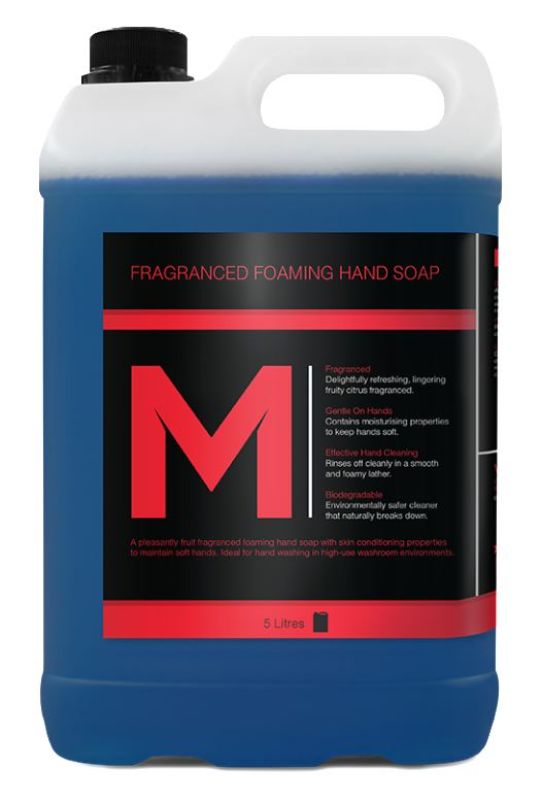 Fragranced Foaming Hand Soap - Clear, 5L Refill Bottle