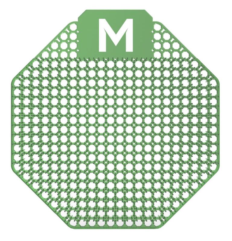 Scented Urinal Screen - Dark Green, Lime
