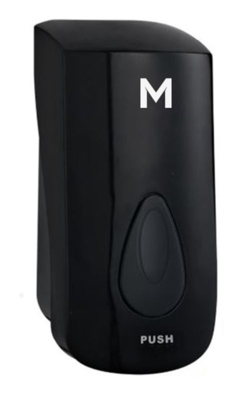 Liquid Wall Dispenser - Black, 1000ml Capacity