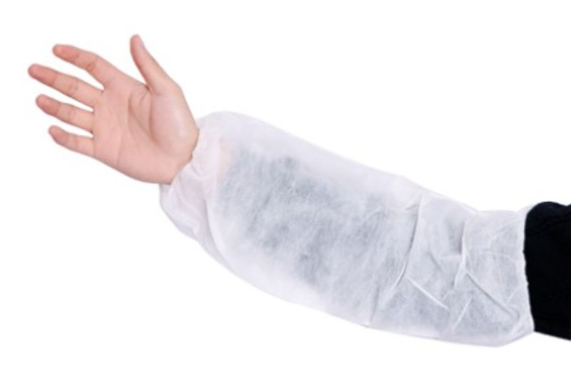 Polypropylene Sleeve Covers - White, 200mm x 400mm x 25gsm (Box of 400)