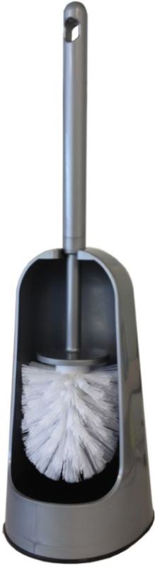 Clean Line Toilet Tidy Set - Silver