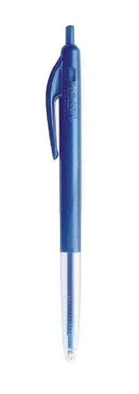 Bic Clic Ball Point Pen - Blue, Medium 1.0mm Tip (Pack of 10)