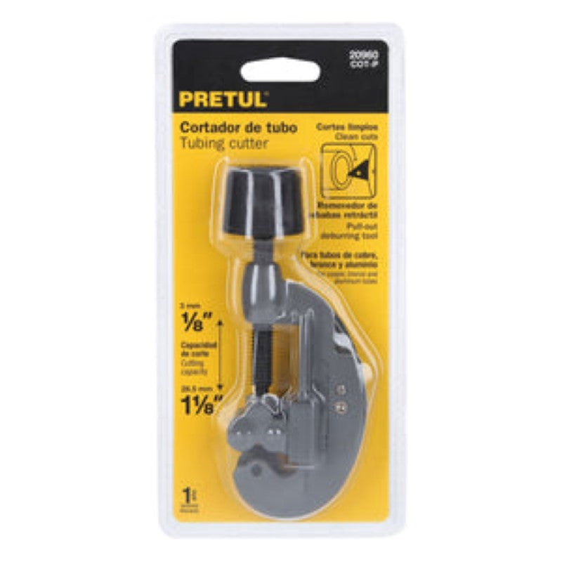 Copper tube cutter for up to 1-1/8" (30MM) with high-alloy steel blades and ergonomic handle for precise cutting.