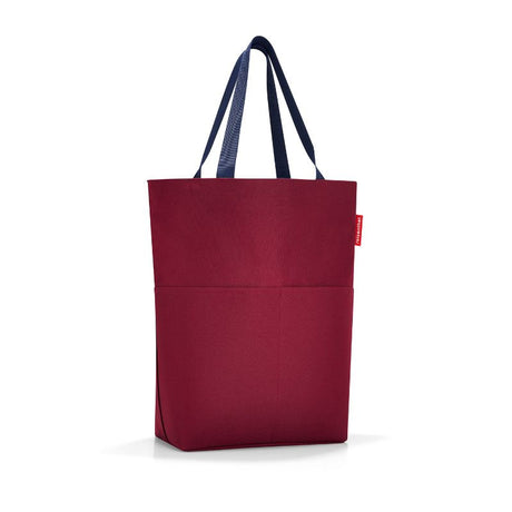 Chic Reisenthel Cityshopper 2 Bag in Dark Ruby, 25L capacity, water-repellent, with secure zipper and multiple pockets.