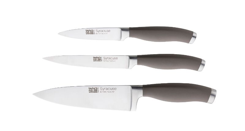 Kitchen Knife Starter Set - Taylors Syracuse Grey (3pcs)