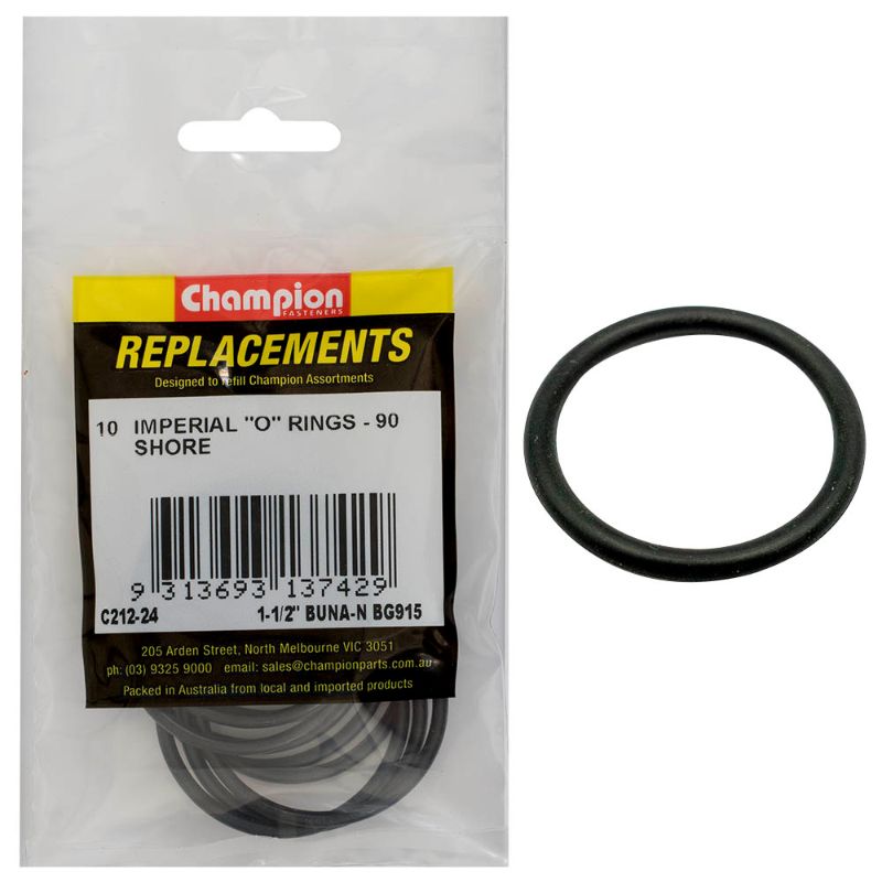 1-1/2 (TUBE REF) X 1.720(I.D.) X .118 (SEC) O-RING