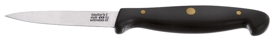 8cm Taylor vegetable knife with high carbon stainless steel blade and ergonomic handle for precise, comfortable cutting.