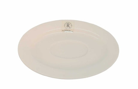 Elegant Bone China Gravy Stand Rockingham, perfect for serving sauces, measures 20.5cm x 14.5cm, microwave and dishwasher safe.