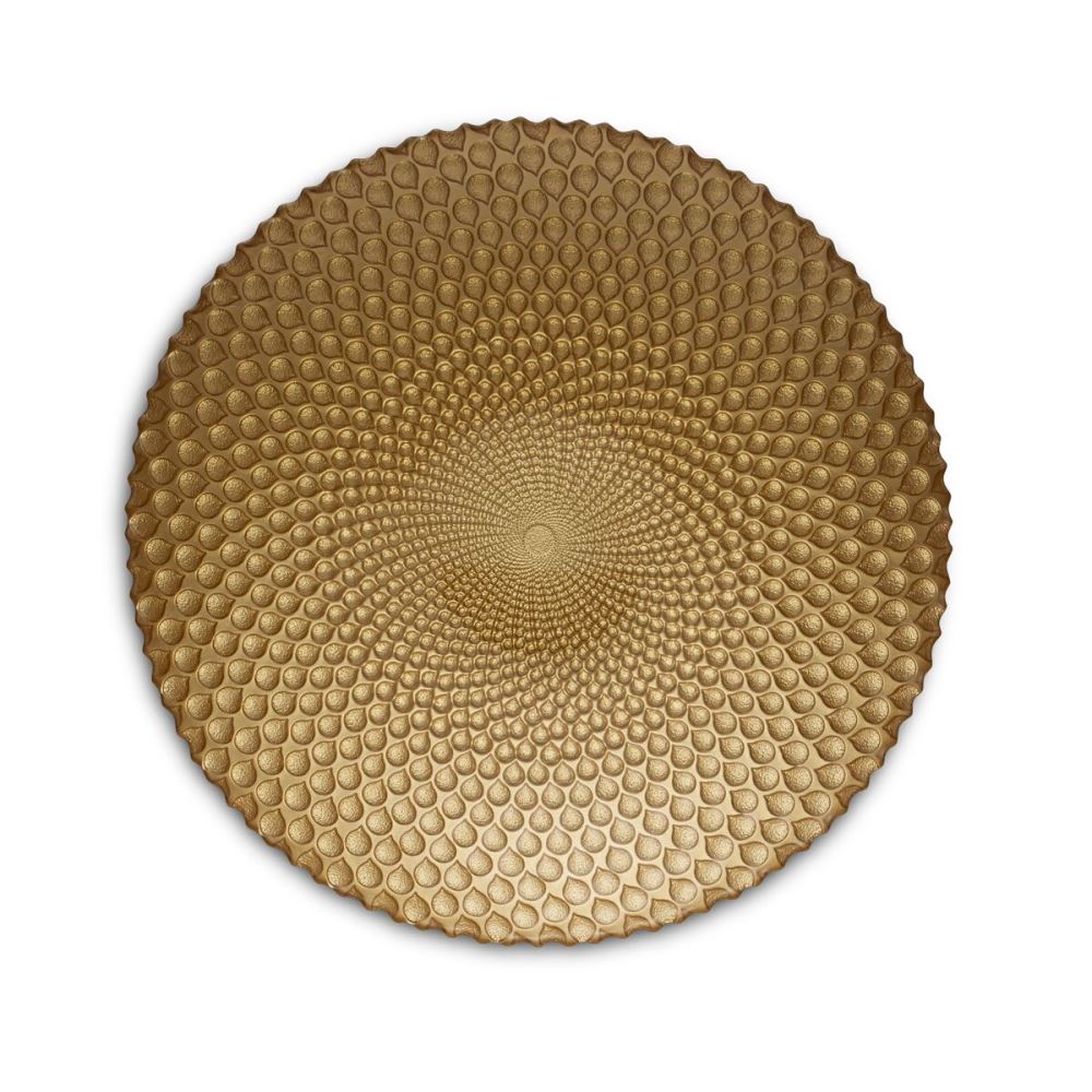 Glass Bowl - Easy Exotic 33cm (Gold) - Padma Lakshmi