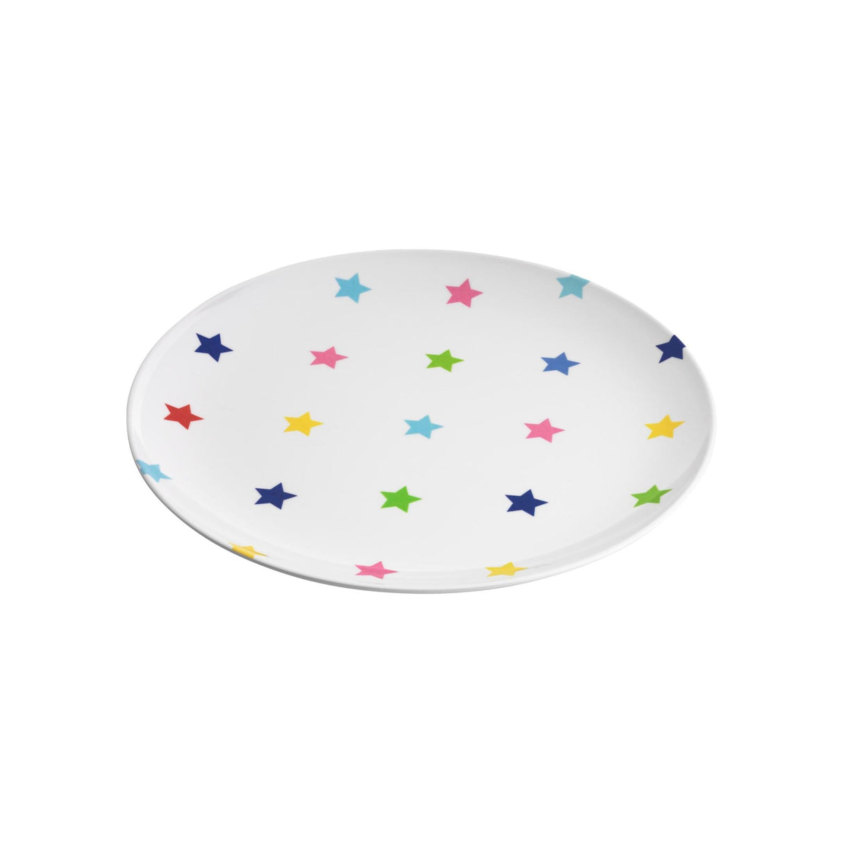 Jab Mixed Star Coupe Plate, 20cm, durable melamine with unique star design, ideal for stylish and practical dining.