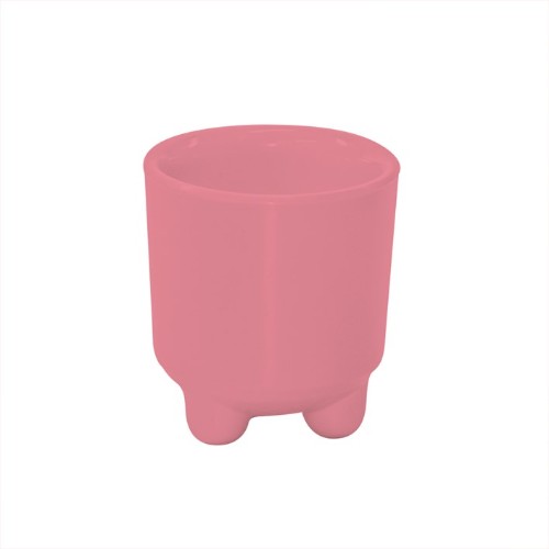 Set of 6 vibrant watermelon egg cups, durable melamine, perfect for stylish dining and versatile serving options.