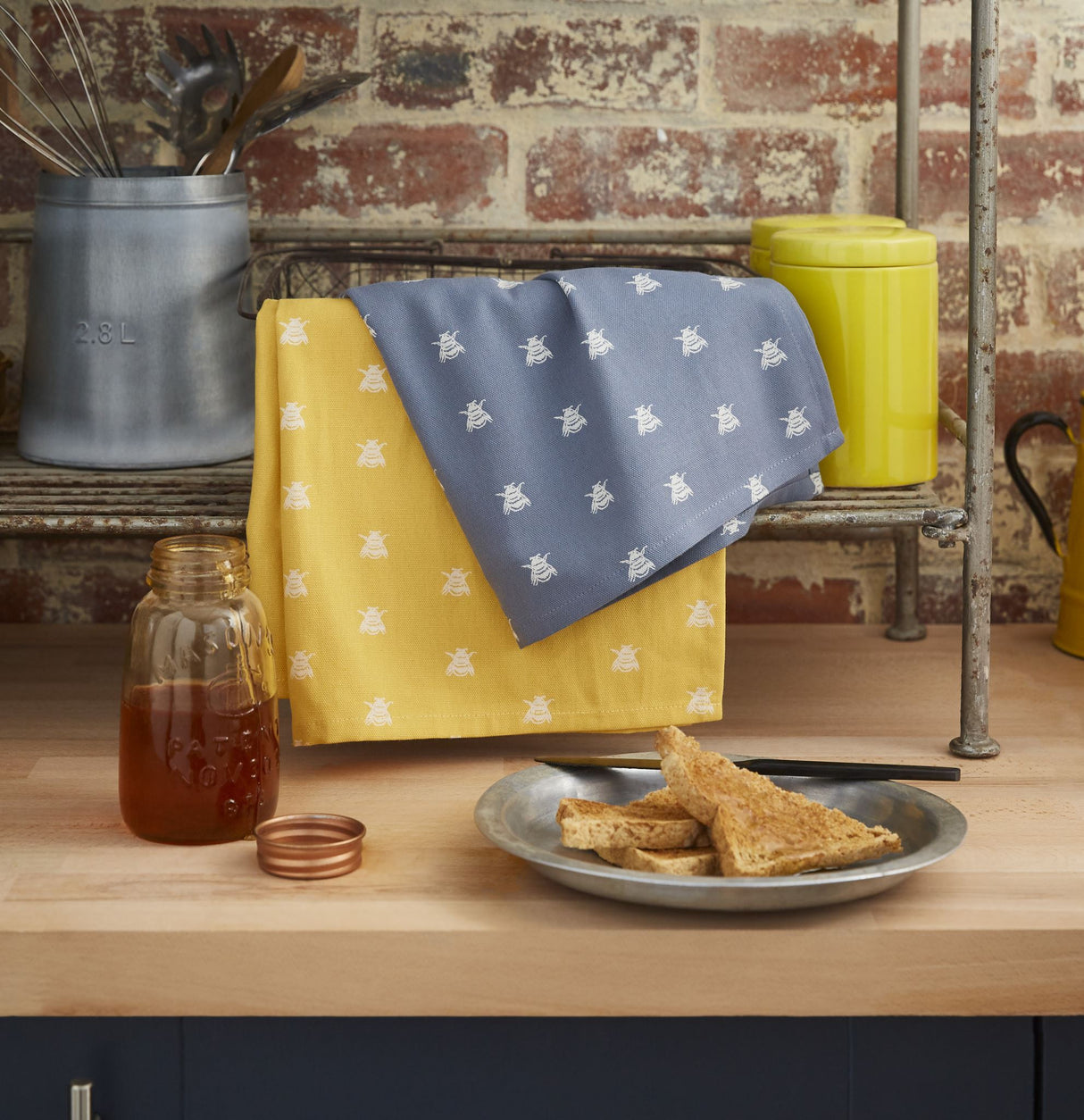 Tea Towel Cotton - Ulster Weavers Pk2 Bee