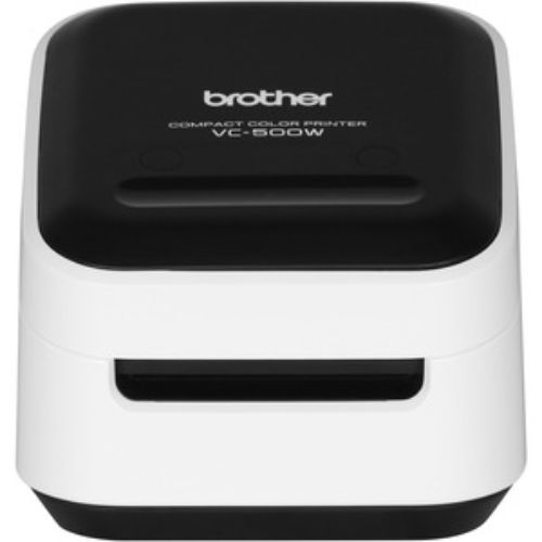 Brother VC-500W Zero Ink Color Label Printer - Wireless, Customizable Labels & Stickers