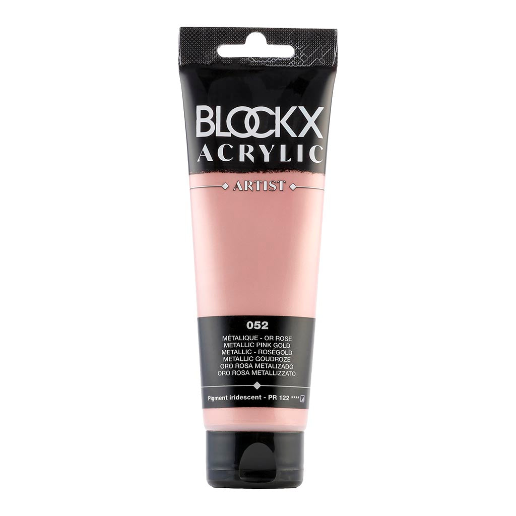 BLOCKX Acrylic Tube Metallic Rose Gold 120ml
