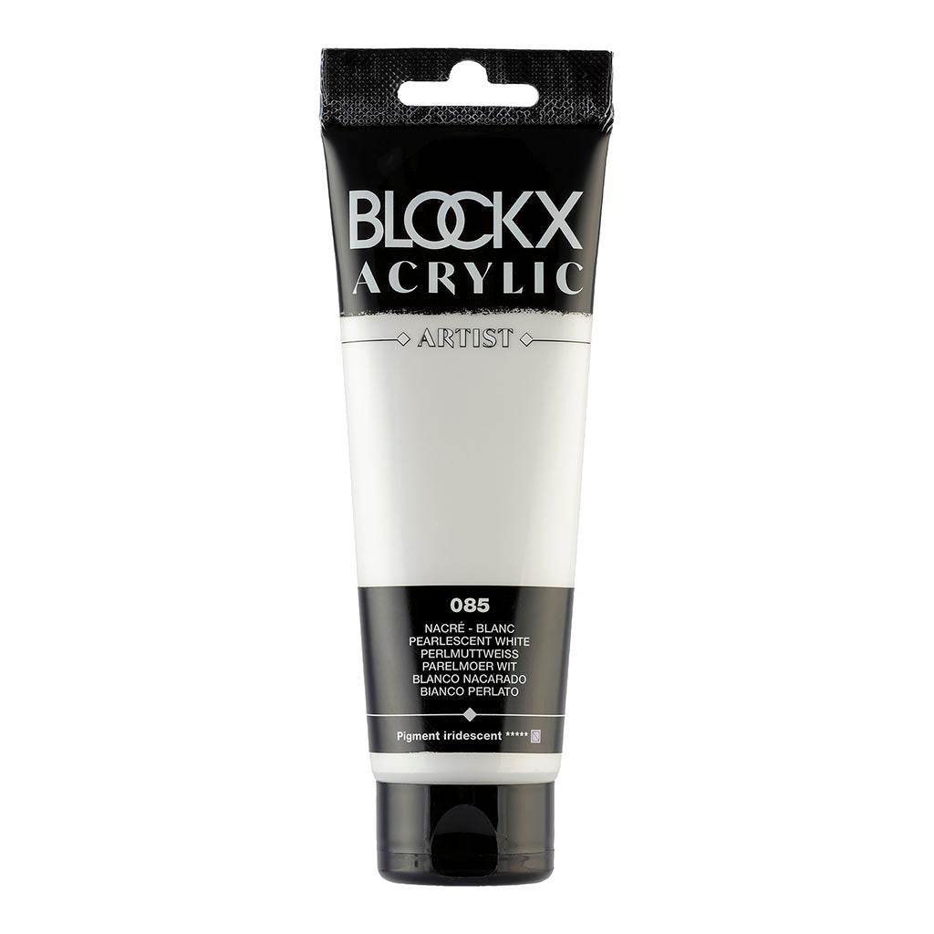 BLOCKX Acrylic Tube Pearlescent White 120ml