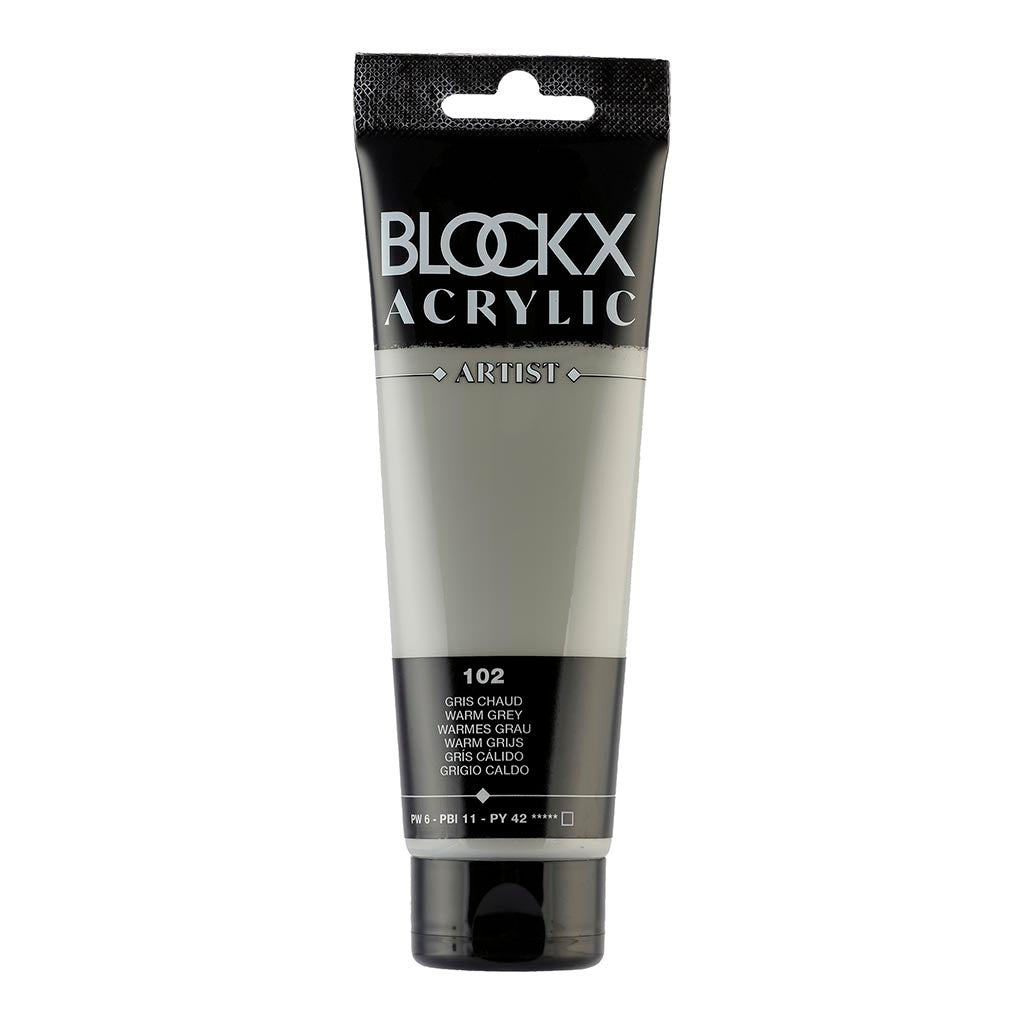 BLOCKX Acrylic Tube Warm Grey 120ml