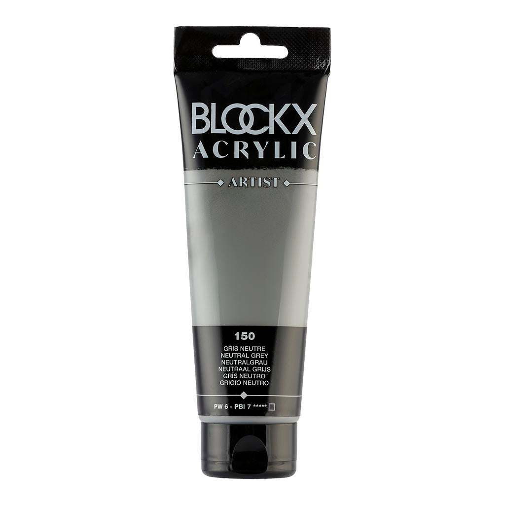 BLOCKX Acrylic Tube Neutral Grey 120ml