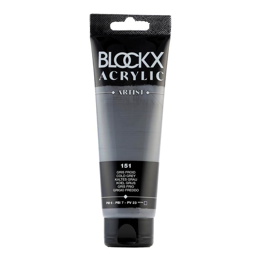BLOCKX Acrylic Tube Cold Grey 120ml