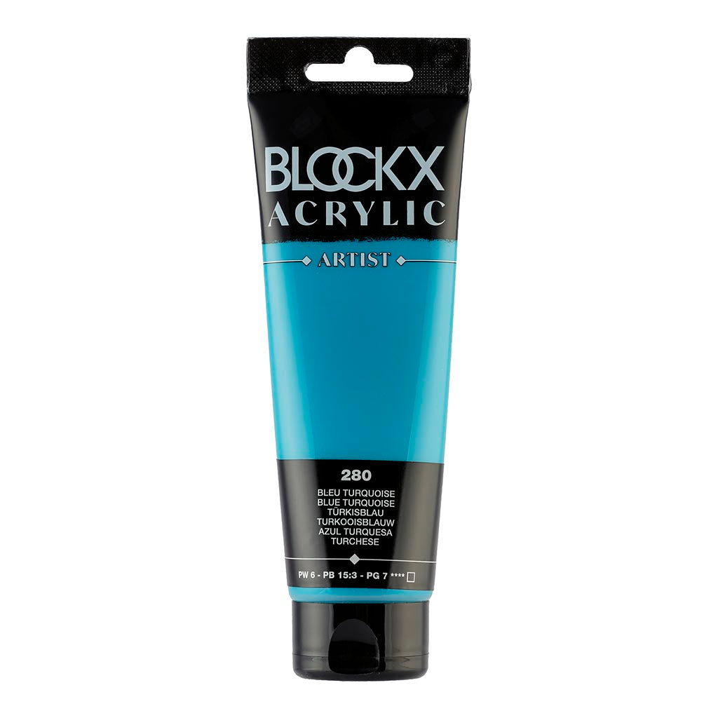 BLOCKX Acrylic Tube Turquoise Blue 120ml