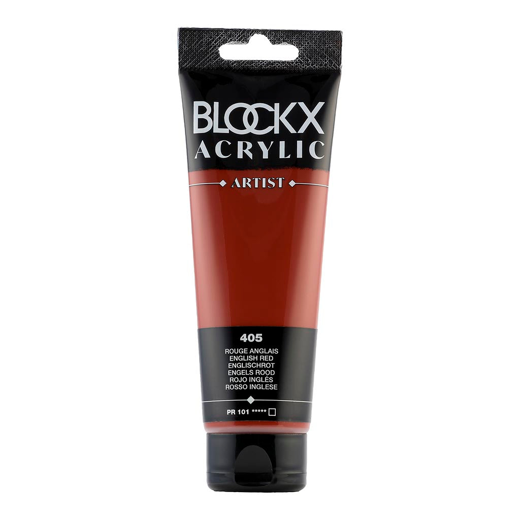 BLOCKX Acrylic Tube English Red 120ml