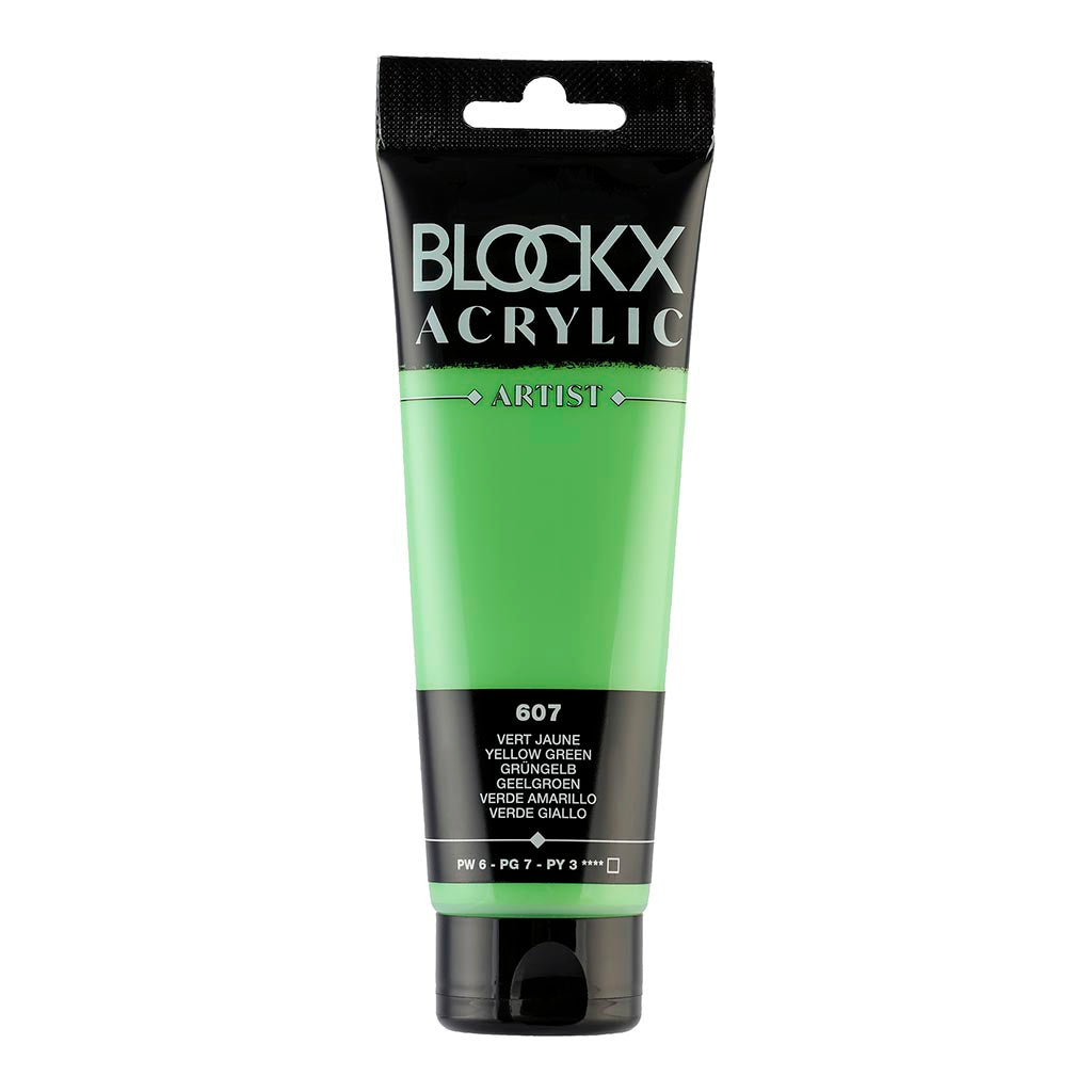 BLOCKX Acrylic Tube Yellow Green 120ml