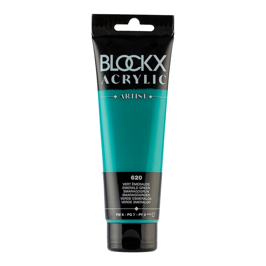 BLOCKX Acrylic Tube Emerald Green 120ml