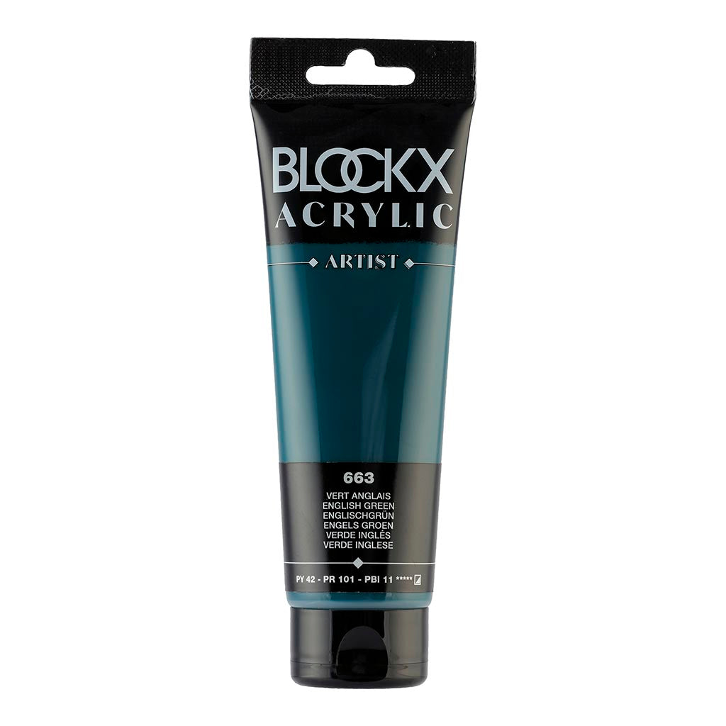 BLOCKX Acrylic Tube English Green 120ml
