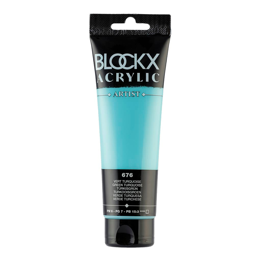 BLOCKX Acrylic Tube Turquoise Green 120ml