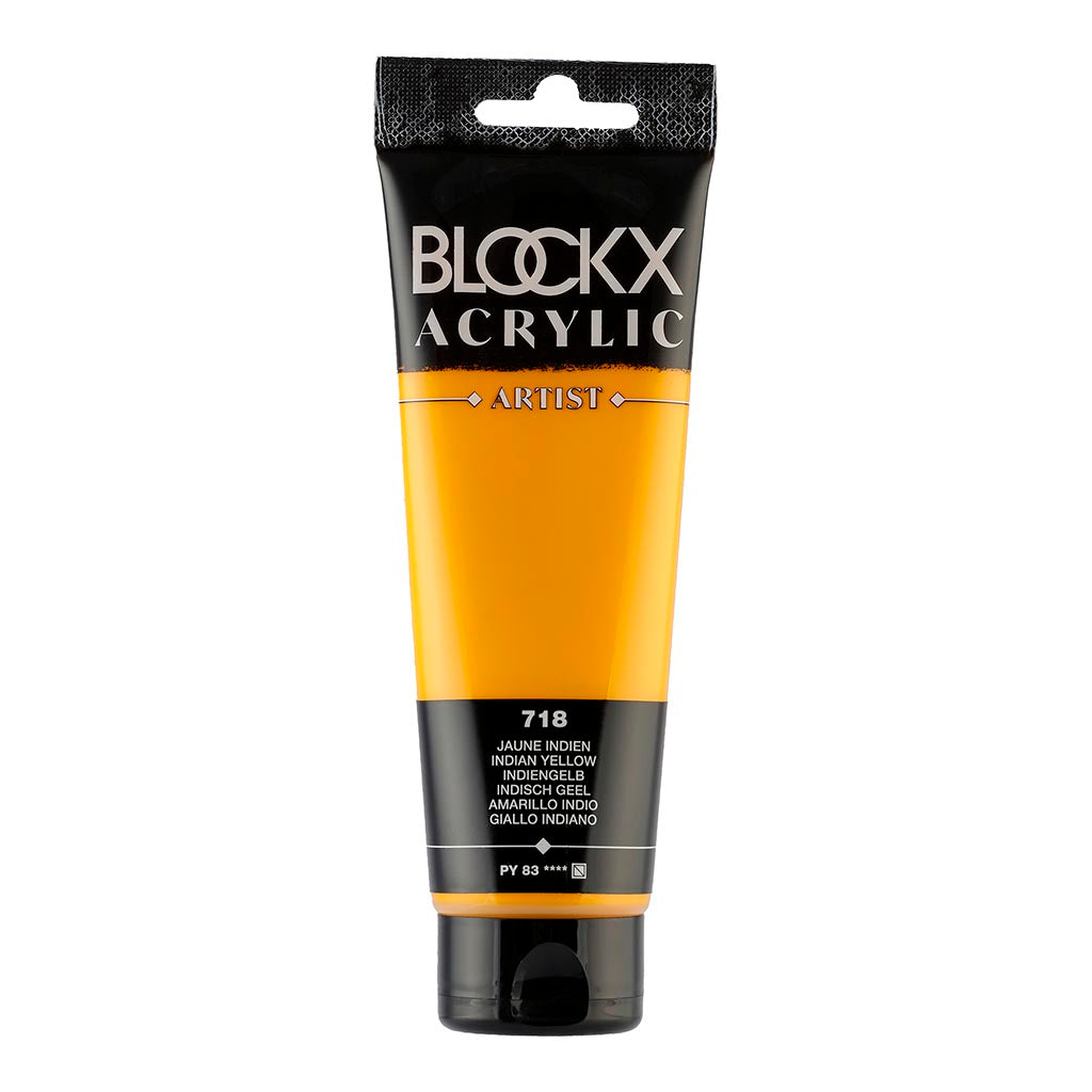 BLOCKX Acrylic Tube Indian Yellow 120ml