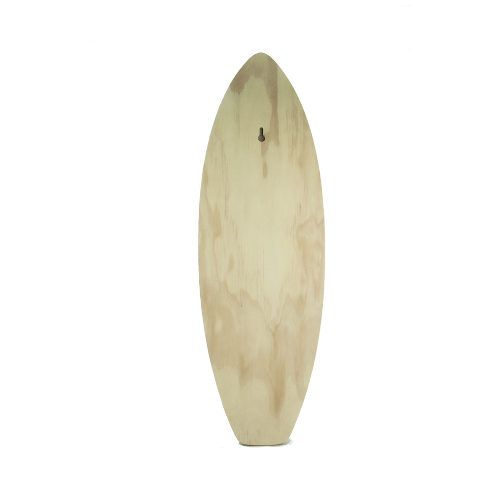 Tohora Surfboard Art on eco-friendly pine ply, 160mm x 500mm, featuring ocean design, pre-drilled hanging notch.