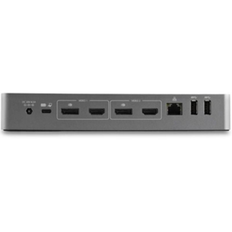 Hybrid USB-C & USB-A Laptop Docking Station - Dual 4K Monitor Support & 100W Power Delivery