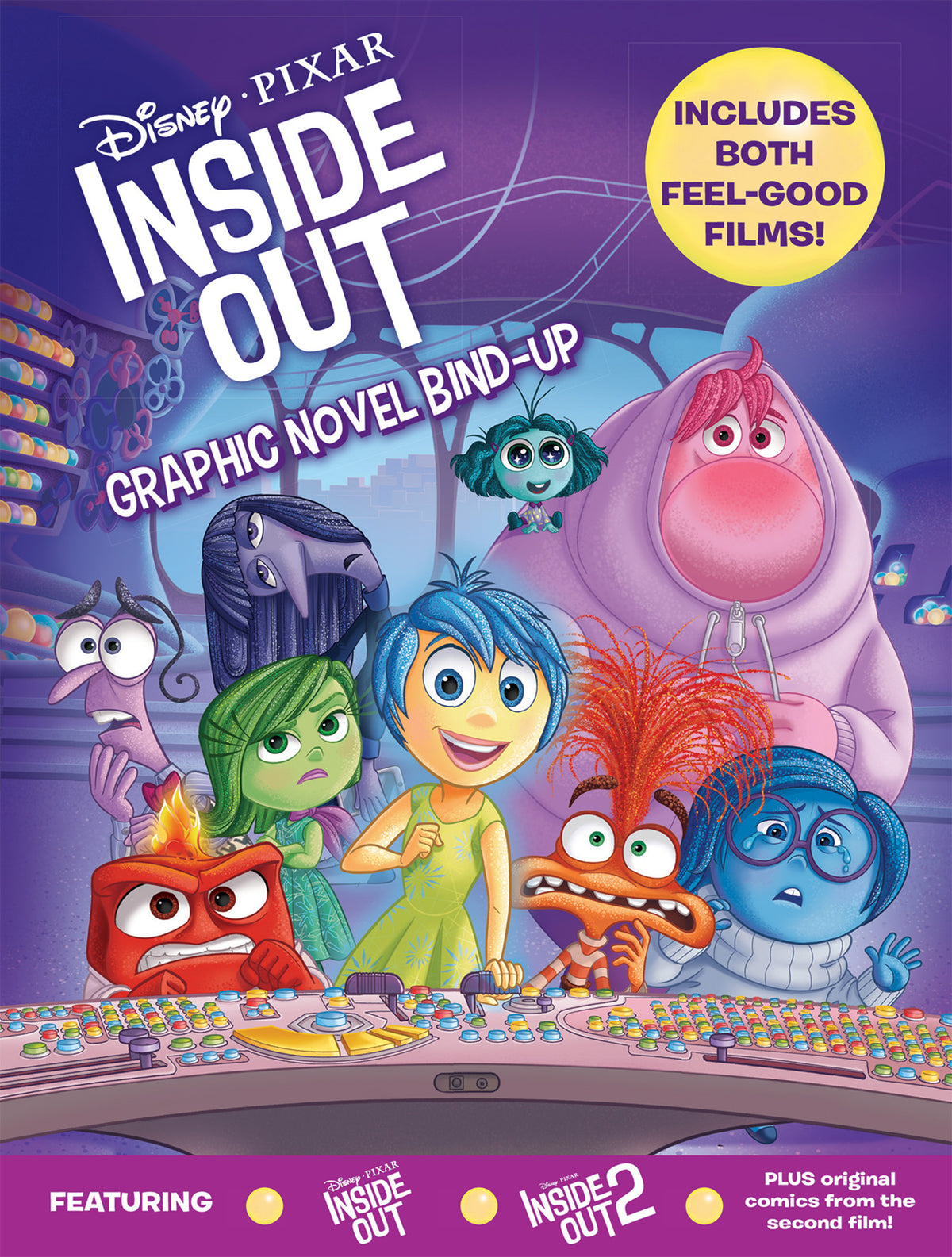 Inside Out 1 and 2: A Graphic Novel Bind-up (Disney Pixar)