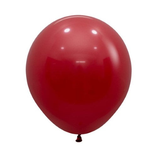 Sempertex 45cm Fashion Imperial Red Latex Balloons- Pack of 6