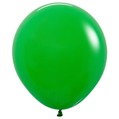 Pack of 25 vibrant shamrock green latex balloons, perfect for St. Patrick's Day and festive celebrations.